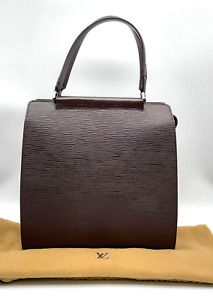 Authentic LOUIS VUITTON EPi Brown Figari PM Handbag M5201D Handbag SKS1865