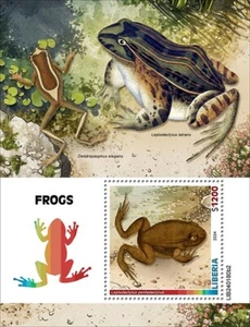 2025 02 - LIBERIA - FROGS  II         1V   complet set    MNH ** - Picture 1 of 1