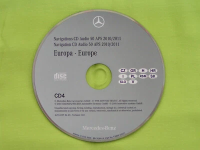 CD NAVIGATION MERCEDES-BENZ AUDIO 50 APS ITALIEN KROATIEN 2011 CLS E SLK NTG1 - Bild 1 von 2