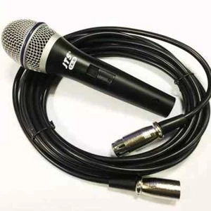 JTS TX-8 Dynamisches Gesangsmikrofon Hand Ein/Aus DJ Karaoke inkl. 4 m XLR-Kabel - Bild 1 von 3