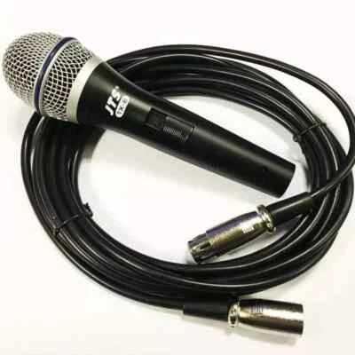 JTS TX-8 Dynamic Vocal Microphone Handheld On/Off DJ Karaoke Inc. 4M XLR Cable — 第 1/3 张图片