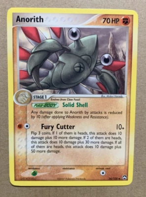 Anorith 26/108 EX Power Keepers - Uncommon Pokemon Card - NM - Image 1 of 2