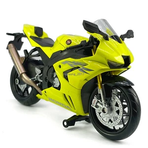 1/12 Honda CBR 1000RR-R Fireblade Motorcycle Model Diecast Toy Motorcycle Yellow - Picture 1 of 9