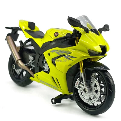 1:12 Honda CBR 1000RR-R Fireblade Motocicleta Modelo Diecast Vehículo de Juguete Amarillo Foto 1 de 4