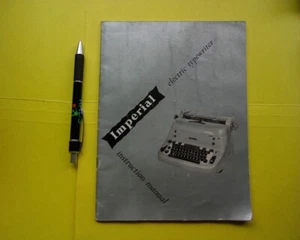 Vintage Imperial Electric Typewriter OWNERS MANUAL Instruction book. - Picture 1 of 4