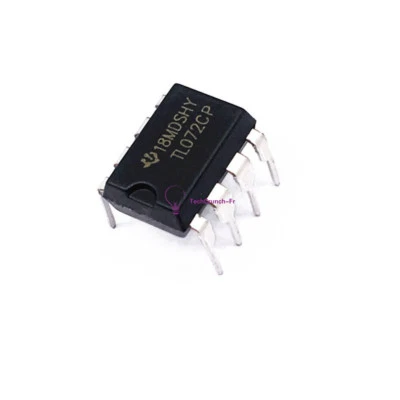 10PCS NEW TL072CP TL072  DIP-8 LOW NOISE J-FET DUAL OP-AMP IC - Photo 1/4