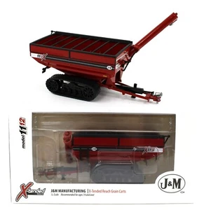 2024 SPECCAST 1:64 *J&M* RED Model X1112 *GRAIN CART* w/TRACKS NIB! - Picture 1 of 4