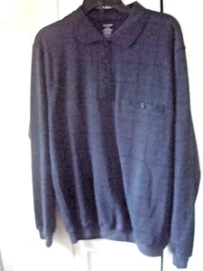 Nueva camisa polo para hombre azul marino a cuadros talla mediana David Taylor - Imagen 1 de 2