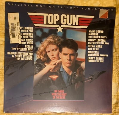 Sealed 1986 Top Gun Original Motion Picture Soundtrack Vinyl Record SC 40323 - Image 1 of 4