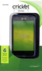 Gel Hülle für Cricket LG Regard blau Gel Hülle Art.-Nr. CT883 glänzend - Bild 1 von 2