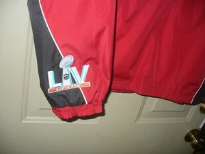 NFL SB 55 Tampa Bay Bucs;Men's 1/4 Side Zip Pullover Lg Ft Pockets Sz Sm NWT - Picture 1 of 10