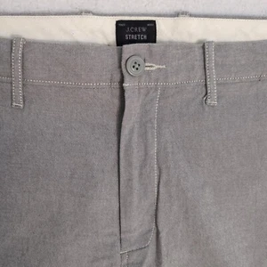 NWD J Crew 484 Pants Mens 32x32 Gray Brushed Twill Stretch Straight - Picture 1 of 12