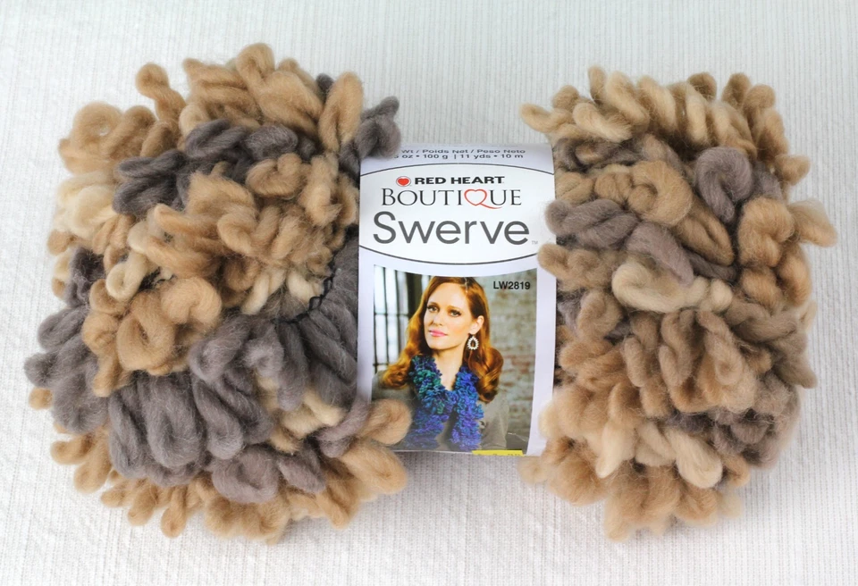Red Heart Boutique Swerve "Sahara" Wool Blend Loop Yarn -- 1 Skein - Image 1 of 1