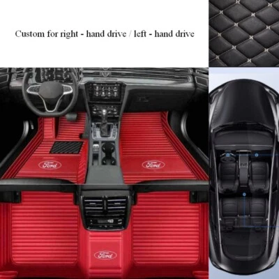 For Ford Escape Car Floor Mats Cargo Liners Luxury Custom Waterproof Carpets - Изображение 1 из 4