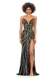 Gautier Ashley Lauren Paillettenmotiv Kleid - Bild 1 von 12