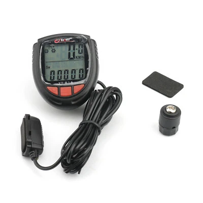 Speedometer Bicycle Wired Mileage Code Table Waterproof Bike Computer DC 3.0V - Image 1 of 4