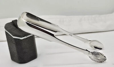 PINZAS PARA TAZÓN DE PLATA ESTERLINA GEORGE IV 1820 ANDREW WILKIE EDIMBURGO, 5/8" Foto 1 de 4