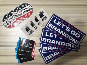 Let’s Go Brandon / I Did That Stickers. 4 Of Each Pictured 16 Stickers Total - Bild 1 von 1
