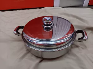 Nutri stahl nutrithermic compact base 24 element stainless steel jumbo skillet - Picture 1 of 18