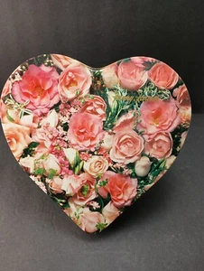 Valentine TIN Fannie Farmer Candy Roses Rustic Sweetheart Grandma Sewing Buttons - Picture 1 of 14