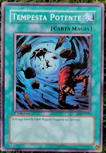 Yugioh Heavy Storm Italian 1st ED SD3-IT021 Tempesta Potente Super Rare - Picture 1 of 2