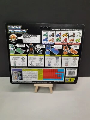 Vintage Transformers 1989 G1 Micromaster Military Patrol Cardback RARE! - Image 1 of 2