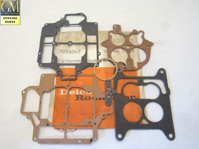 NOS 1957-66 Cadillac Deville Fleetwood Rochester 4GC 4BC Gasket Kit GM 7033047 - Image 1 of 4