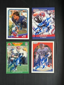 4x Mark Kelso SIGNED Autographed Buffalo Bills with Rookie RC Card lot Topps + - Picture 1 of 1