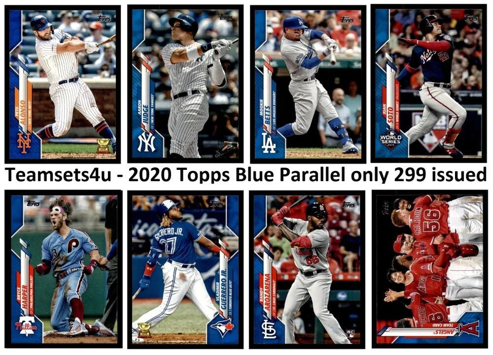 2020 Topps Blue Parallel Only 299 Made 251-500 ** Set Break ** You Pick** - Image 1 of 1