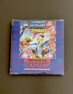 Jeu Bionic Commando Commodore CBM 64 C64 128 C128 Disk Capcom - Zdjęcie 1 z 11