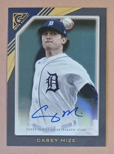 Casey Mize 2022 Topps Gallery Auto Autograph Card #YSA-CM - Picture 1 of 2
