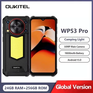 Global Version OUKITEL WP53 Pro Rugged Phone Octa Core 24GB+256GB 50MP 11000mAh - Picture 1 of 14