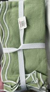 Williams Sonoma AERIN ÜBERBACKENE Servietten ~ 4er Set Grün Neu - Bild 1 von 1