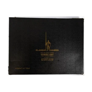 Classic Chess Set Collectors' Series Chess Set - Ed I Ancent Rome Box Fair/EX - Picture 1 of 2