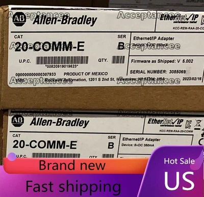 2022 New SEALED Allen Bradley 20-COMM-E /B ENet/IP to DPI Communication 20COMME - Image 1 of 3