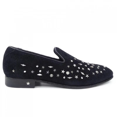 Zapatos de negocios con tachuelas Jimmy Choo logotipo negro talla 39,5 EE.... - Imagen 1 de 4