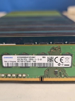 Lot 49 MIX AND MATCH MAJOR BRANDS 8GB DDR3 Desktop Ram  PC3L-12800U - Image 1 of 4