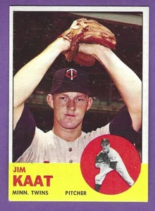 1963 Topps - #165 Jim Kaat - Minnesota Twins - ExMt - Bild 1 von 2