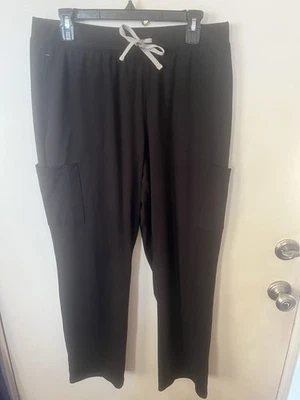 Women’s Cherokee Black Scrub Pants Size Large Super Soft Drawstring - Image 1 of 4