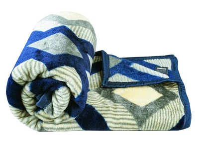 Manta de cama individual visón estampado nublado súper suave premium acogedora capa individual Foto 1 de 4