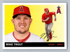 MIKE TROUT 2020 TOPPS ARCHIVES ANGELS - Picture 1 of 2