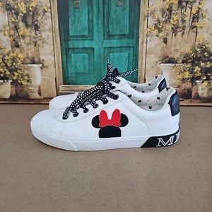 Tenis bordados Disney Ground Up Minnie Mouse para mujer talla 8   - Imagen 1 de 7