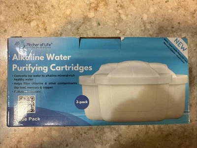 Pitcher of Life New & Improved 2024 - Alkaline Pitcher Water Filters Sealed Pack - Image 1 of 4