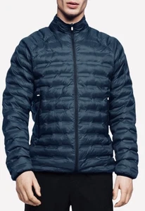 Run On Cloud On Switch Reversible Men’s Puffer Jacket Navy/Black Sold Out NWT XL - Picture 1 of 12