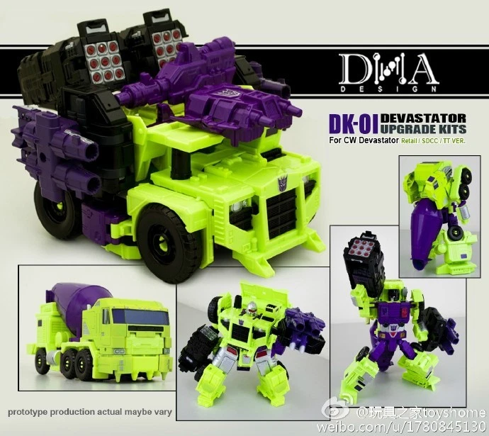 DNA Design DK-01 Upgrade Kits Accessories For IDW Devastator in stock Gift - Image 1 of 4