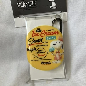 Snoopy Mini Bolsa de Vinilo con Llavero Tarjeta de Crédito Llave Y - Imagen 1 de 5
