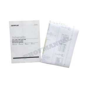 Caterpillar 216 226 228 248 Skid-Steer Loader Schema Elettrico Manuale di Servizio - Foto 1 di 8