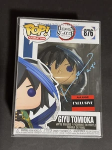 Johnny Yong Bosch Demon Slayer Giyu Tomioka #876 signiert Funko POP JSA Zertifikat Autogramm - Bild 1 von 8
