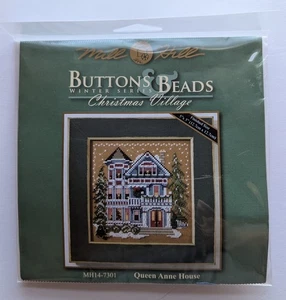 Mill Hill Buttons & Beads QUEEN ANNE HOUSE Cross Stitch Kit MH14-7301 Christmas - Picture 1 of 3