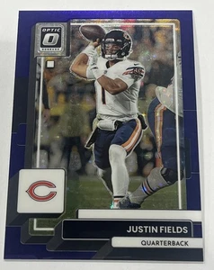 Justin Fields 2022 Ottica Viola Stelle Prizm SSP /15 #33 - Foto 1 di 6
